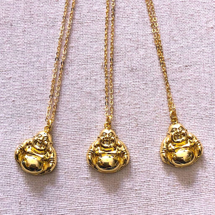 Buddha  Power Golden Necklace